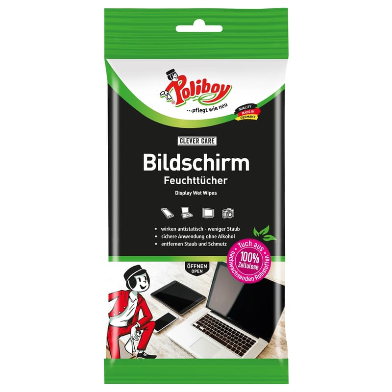 Poliboy Bildschirm Feuchttücher