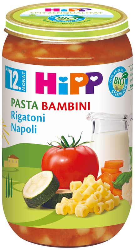 HiPP BIO Pasta Bambini - Rigatoni Napoli, ab dem 12. Monat