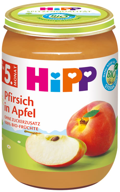 HiPP BIO Pfirsich in Apfel, ab dem 5. Monat
