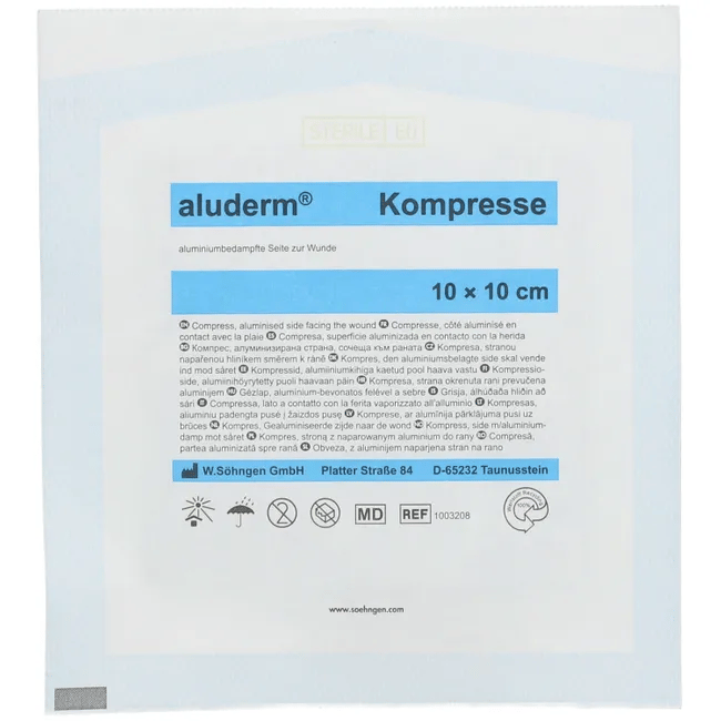 Aluderm Kompressen 10 cm x 10 cm