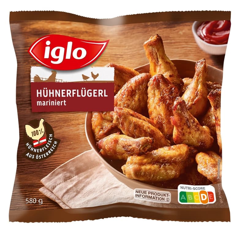 Iglo Hühnerflügerl mariniert (tiefgekühlt)