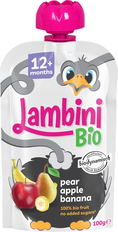 Lambini pear apple banana