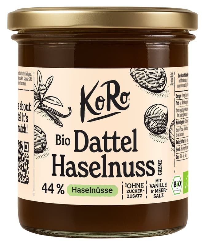 KoRo BIO Dattel Haselnuss Creme