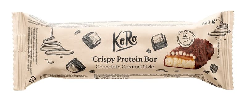 KoRo Crispy Protein Bar Chocolate Caramel