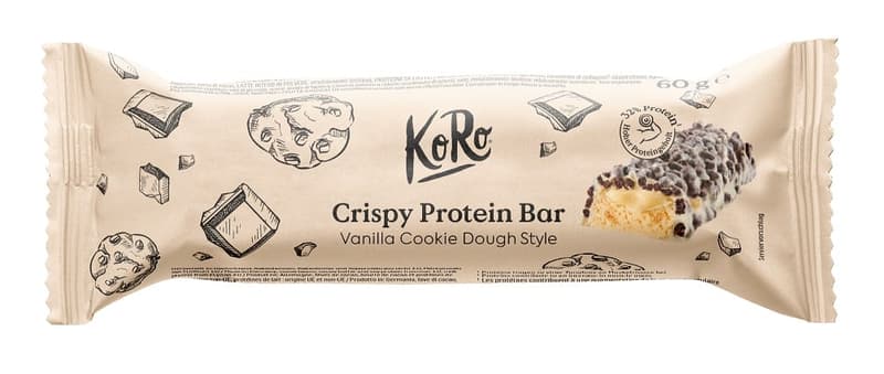 KoRo Crispy Protein Bar Vanilla Cookie Dough