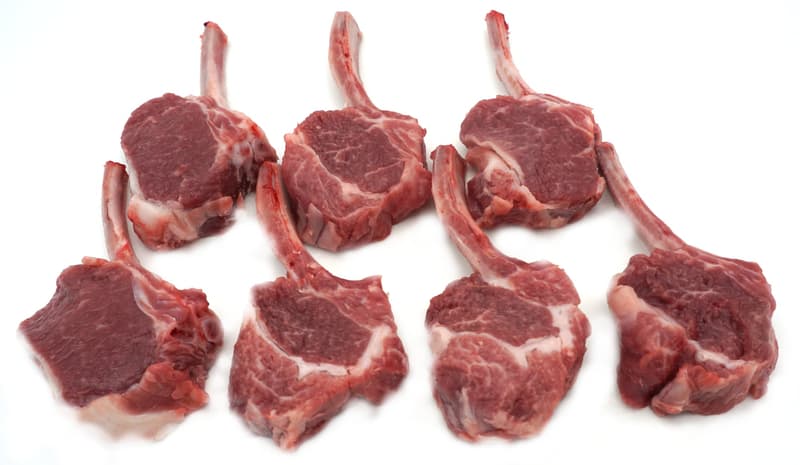 Donauland lamb chop sliced