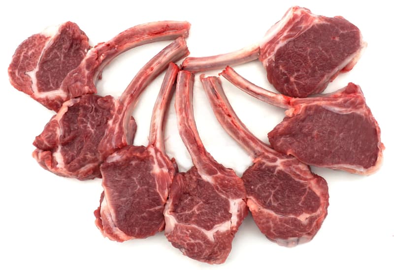 Donauland lamb chop sliced