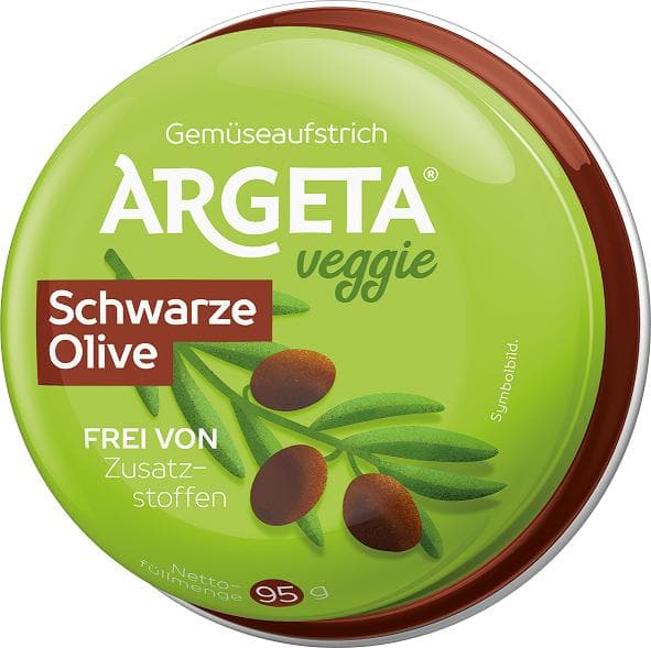 Argeta Veggie Schwarze Oliven
