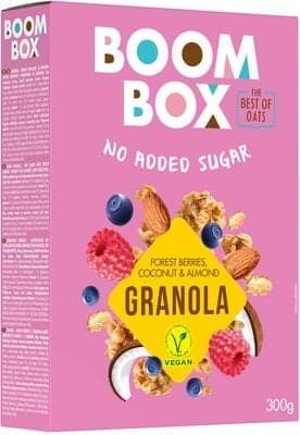 Boom Box Forest Berries, Coconut & Almond Granola