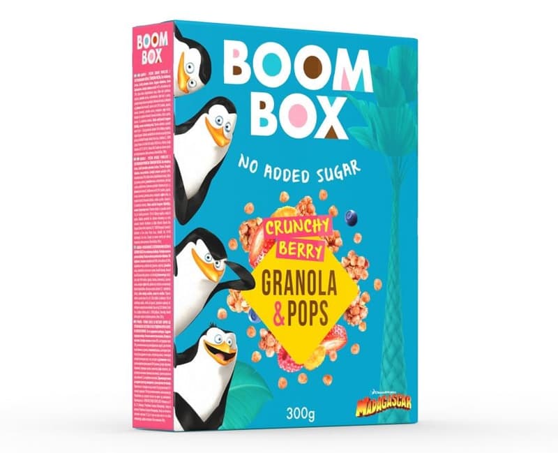 Boom Box Granola & Pops Crunchy Berry