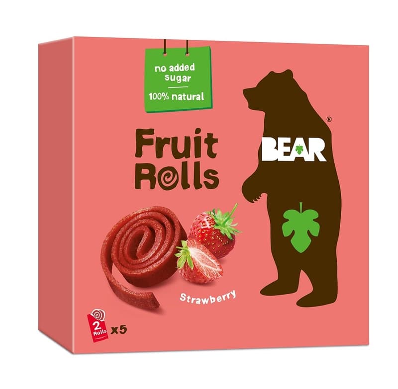 Bear Fruchtrollen Erdbeere 5er Pack