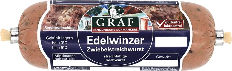Graf Edelwinzer Zwiebelstreichwurst