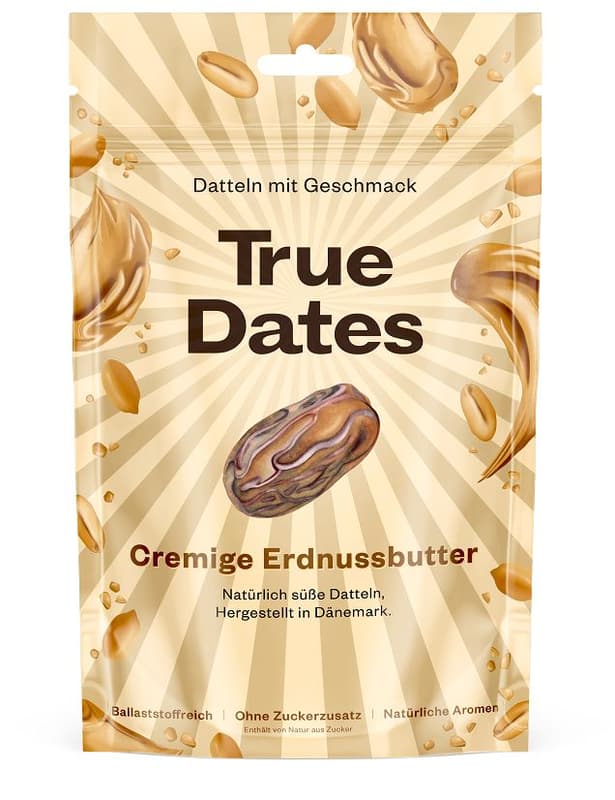 True Dates Cremige Erdnussbutter