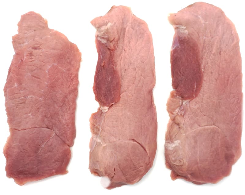 Thuim BIO Mangalitza Schnitzel sliced