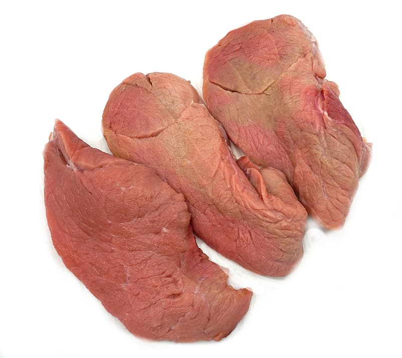 Thuim BIO Mangalitza Schnitzel sliced
