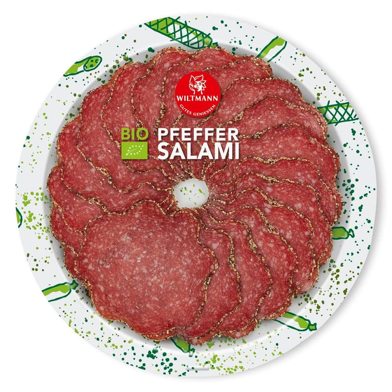 Wiltmann BIO salami pepper cut