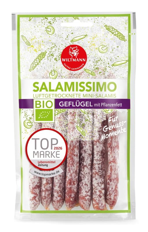 Wiltmann BIO Poultry Salami Snack