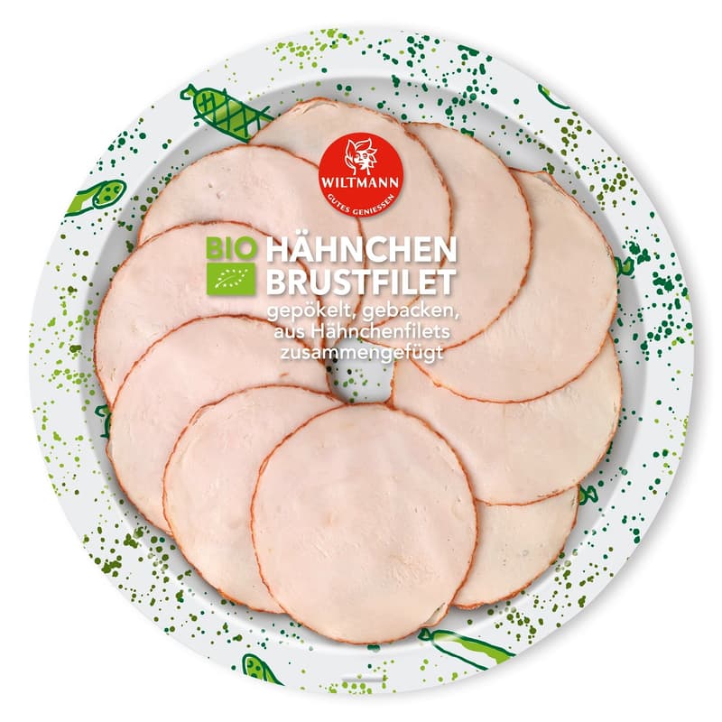 Wiltmann BIO chicken breast fillet sliced