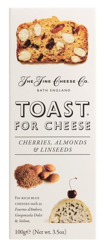 The Fine Cheese Company Toast for Cheese mit Kirschen, Mandeln & Leinsamen