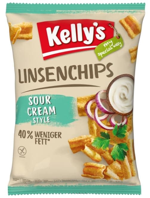 Kelly's Linsenchips Sour Cream glutenfrei