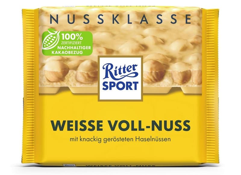 Ritter Sport White Whole Nut