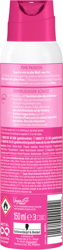 FA Deospray Pink Passion