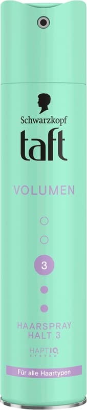 taft Hairspray Volume Hold 3 Turquoise Purple  