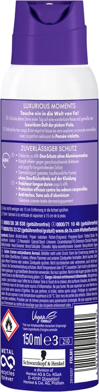 FA Deospray Luxurious Moments Viola