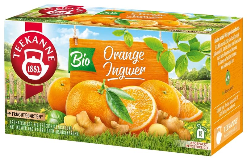 Teekanne BIO Orange Ingwer
