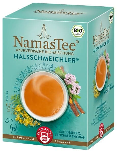 Teekanne BIO NamasTee Halsschmeichler Teebeutel