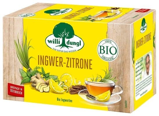 Willi Dungl ORGANIC Ginger-Lemon Tea Bags