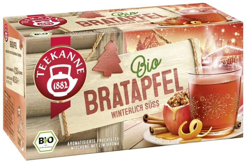 Teekanne BIO Bratapfel Teebeutel