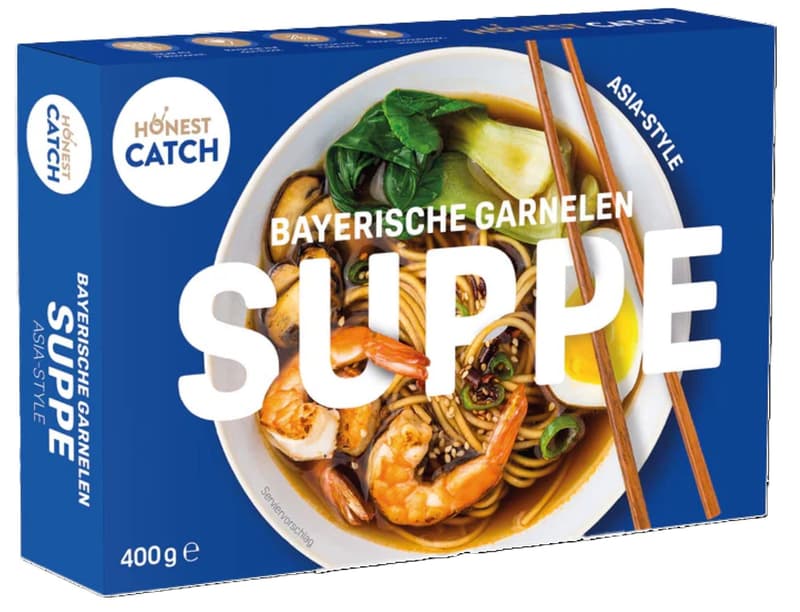Honest Catch Bayerische Garnele Suppe "Asia Style" (tiefgekühlt)