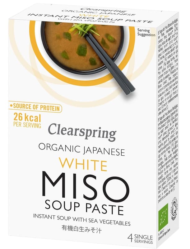 Clearspring BIO Japanese White Miso Instant Soup Paste