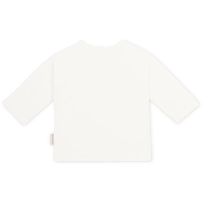 Herr und Frau Klein Wickeljacke Flora aus BIO-Jersey wolkenweiss 0-3M