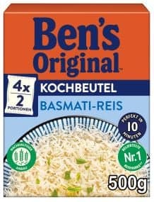Uncle Ben's Basmati Rice in a cooking bag