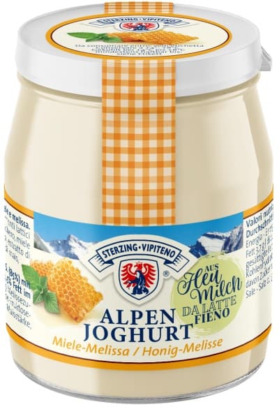 Sterzinger Heumilch Joghurt Honig im Glas