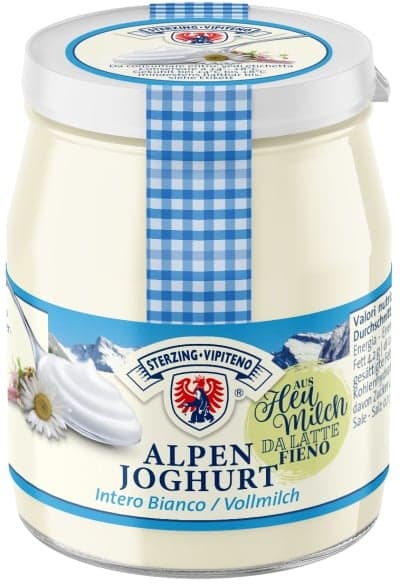 Sterzinger Heumilch Joghurt Natur 3,5% im Glas