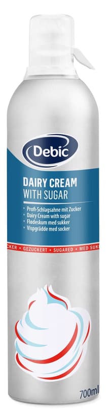 Debic spray cream sweetened