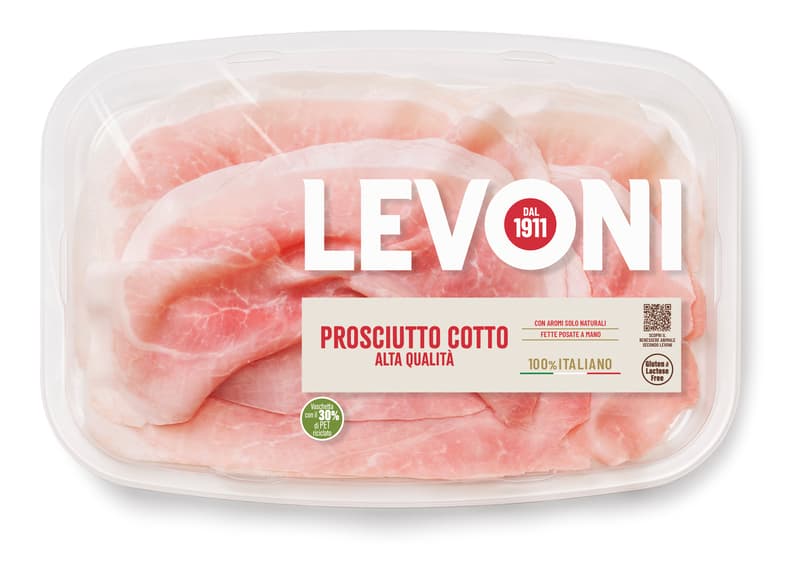 Levoni Prosciutto Cotto Scelto geschnitten