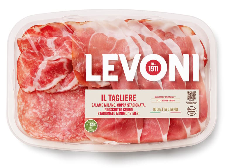 Levoni Antipasto il Tris geschnitten