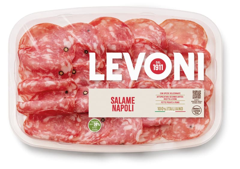 Levoni Salami Napoli geschnitten