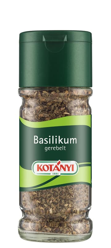 Kotányi Basilikum gerebelt Glas klein