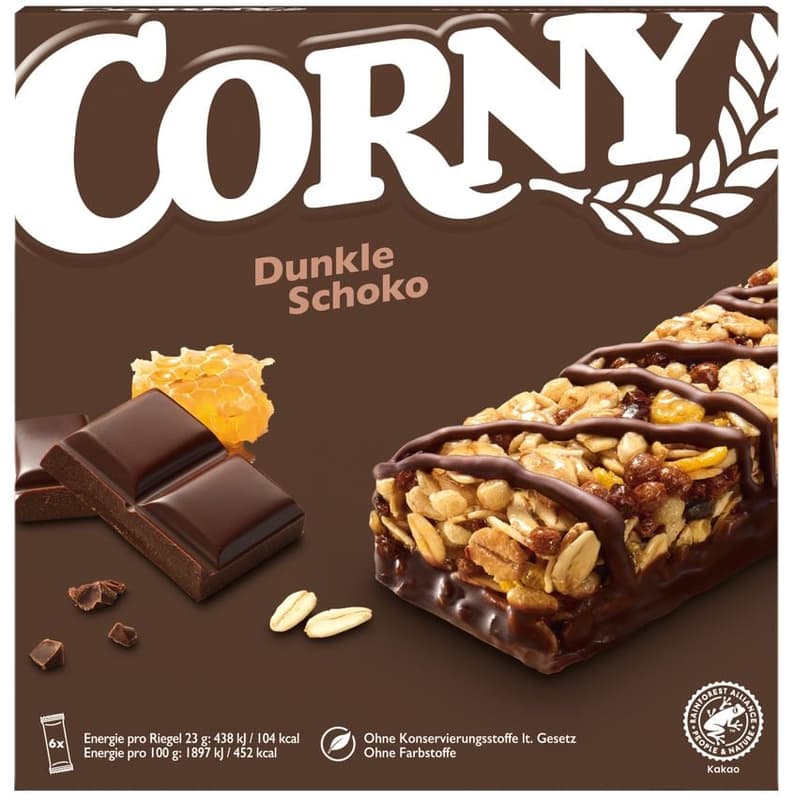 Corny Dunkle Schokolade Müsliriegel