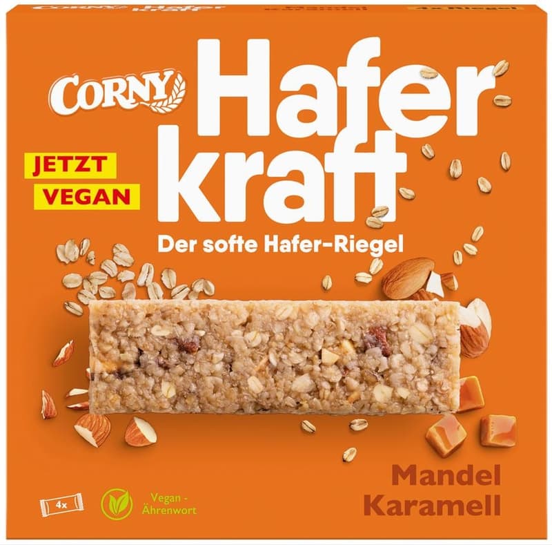 Corny Haferkraft Mandel-Karamell Müsliriegel