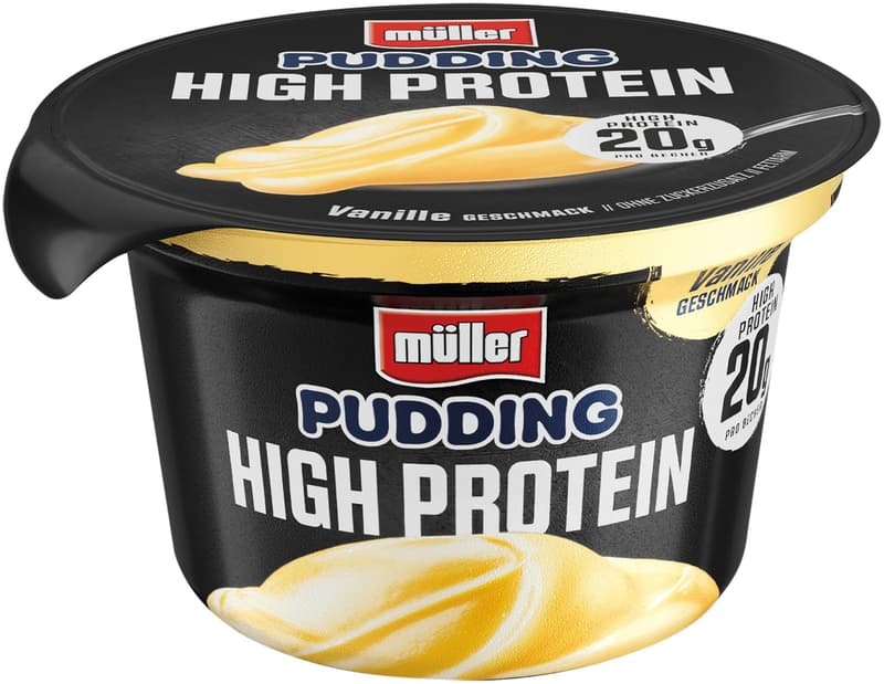 Müller High Protein Vanille Pudding
