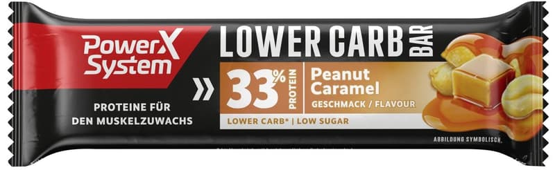 Power System Lower Carb Protein Bar Peanut Caramel