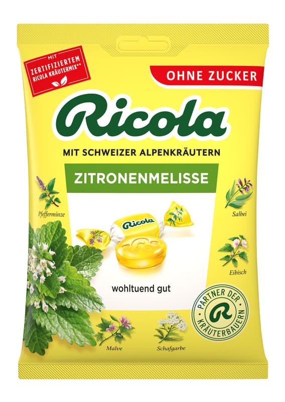 Ricola Lemon Balm without sugar