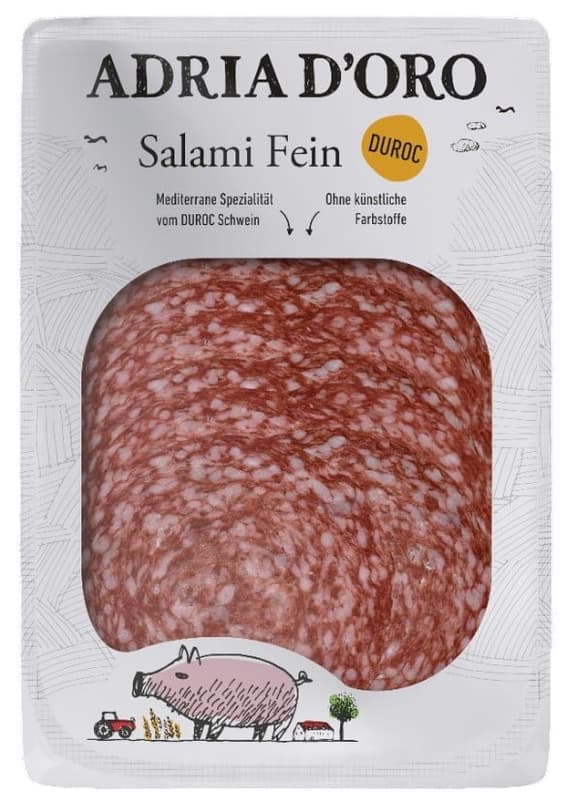 Adria D'oro Duroc Salami fine sliced