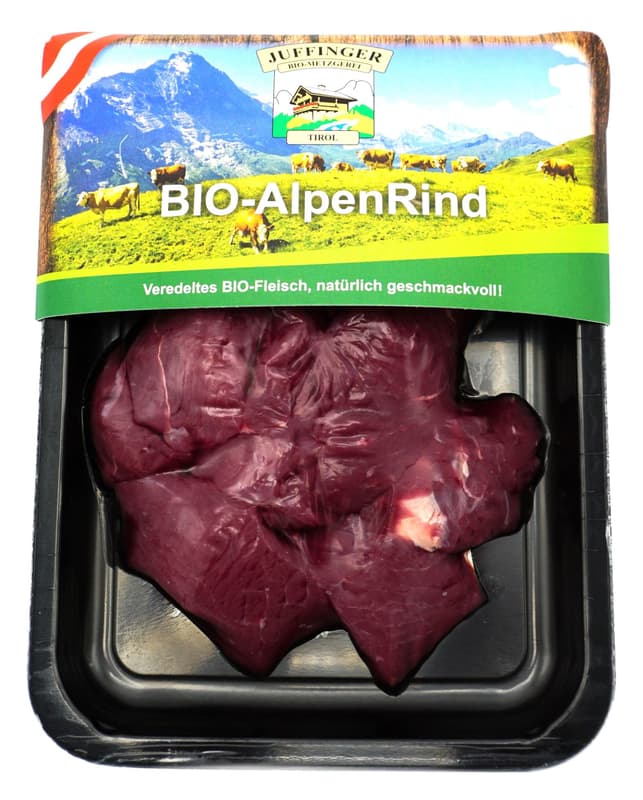 Juffinger BIO Alpen Rind Gulasch geschnitten
